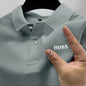 2025Men's Short Sleeve Polo Shirt, Quick Dry, Breathable, Casual, Stylish, Business, Sports, Summer, High, New