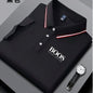 Summer New Embroidered Men's Short Sleeved Polo Shirt Fashion Design Golf Top Casual T-shirt