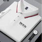Summer New Embroidered Men's Short Sleeved Polo Shirt Fashion Design Golf Top Casual T-shirt